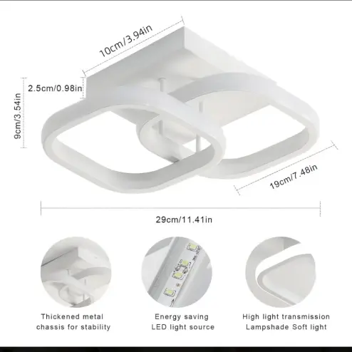 Lampara de techo moderna led — imagen 2