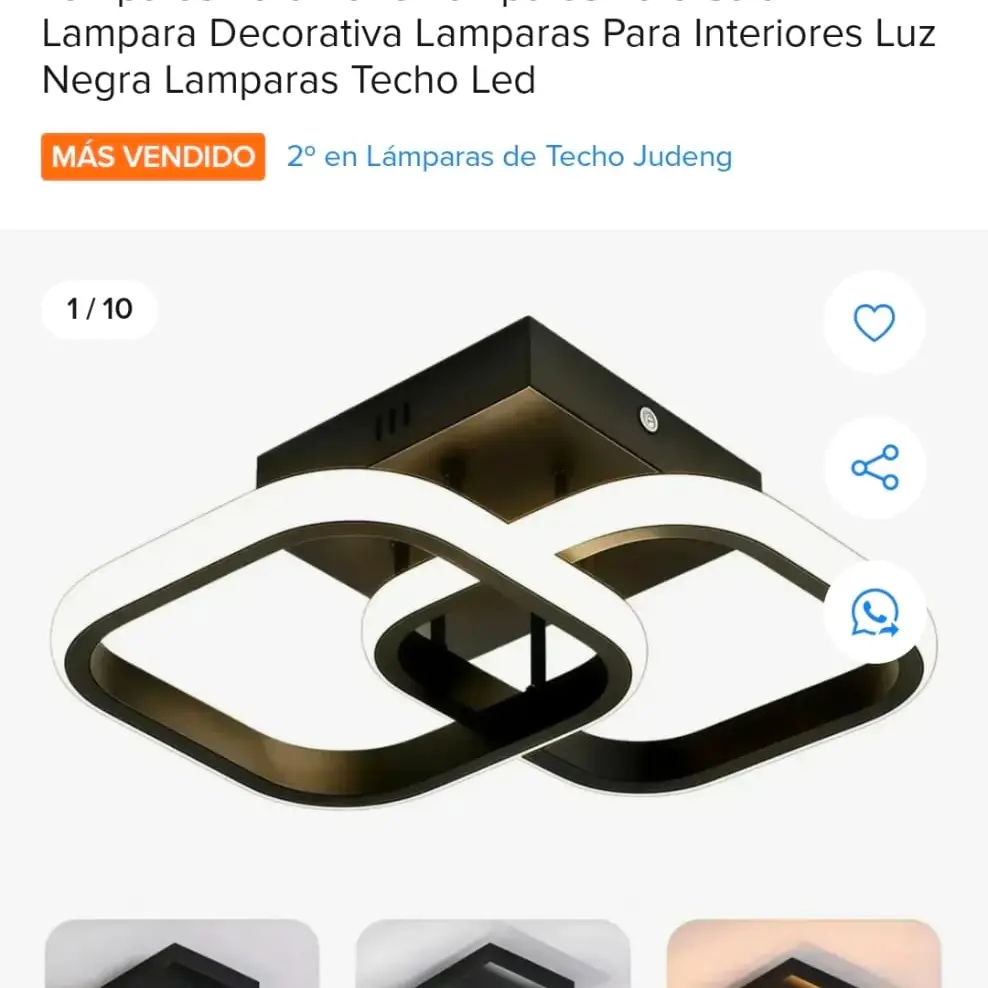 Lampara de techo moderna led — imagen 1