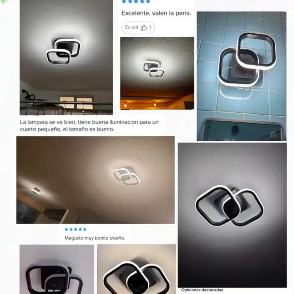 Lampara de techo moderna led — imagen 5