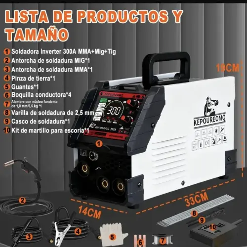 PPlanta de soldar 3en1 300A 110/220v's photo #5