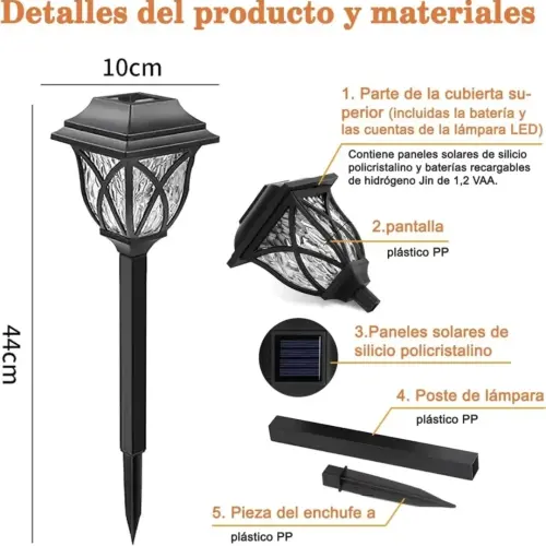 Set de 6 faroles de exterior's photo #1