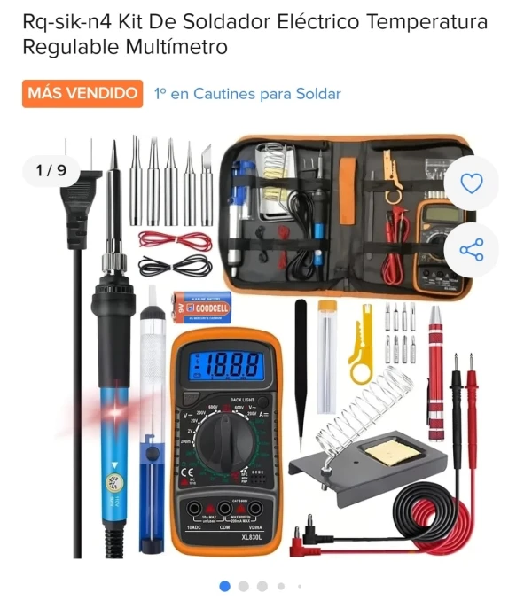 Kit de cautin y multimetro's foto | 🛍️D’coDum & Luminarias🛍️ |  BizneCubano