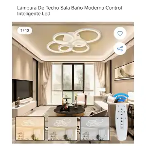 Lampara de techo moderna led miniatura 1