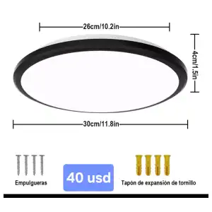 Lamapra de techo redonda led miniatura 2