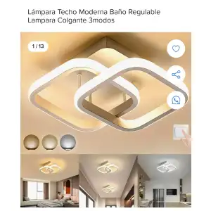 Lampara de techo moderna led miniatura 1