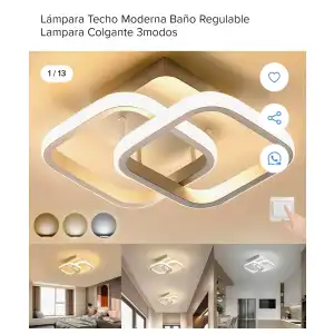 Lampara de techo moderna led miniatura 3