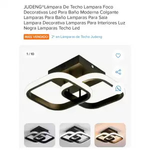 Lampara de techo moderna led miniatura 1