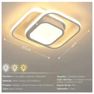 Lampara de techo moderna led miniatura 2