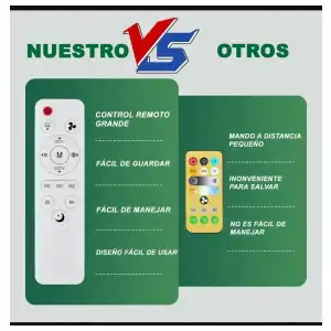 Lampara ventilador de techo 52cm miniatura 3