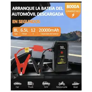 Arrancador de bateria portatil miniatura 2