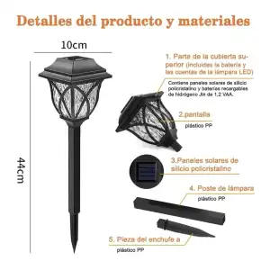 Set de 6 faroles de exterior miniatura 2